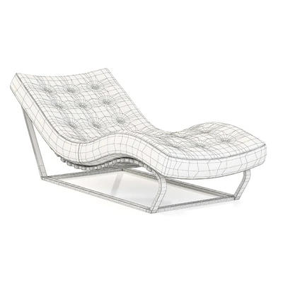 RH Modern Heath Box Leather Chaise — Ver 2