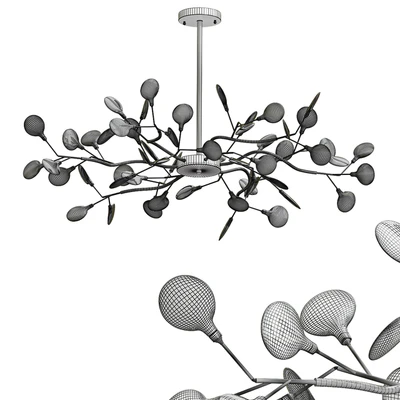 ModerN firefly chandelier white — Ver 2