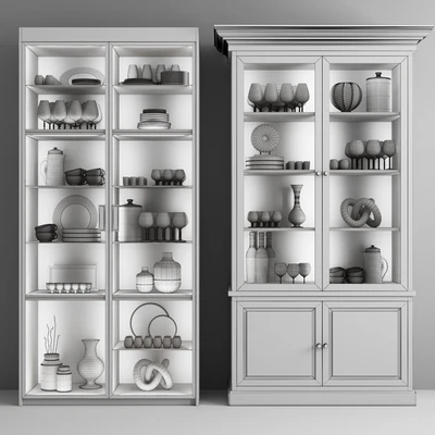Сupboard with dishes My Design №5 — Ver 2