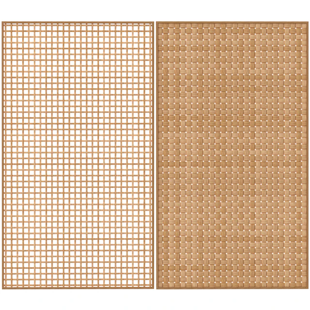 Decorative rattan partition 02 — Descargar