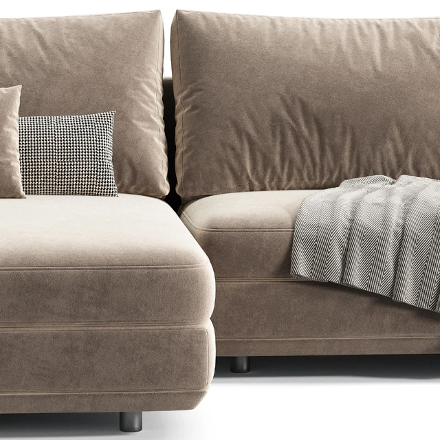 Miles Sectional Sofa — Descargar