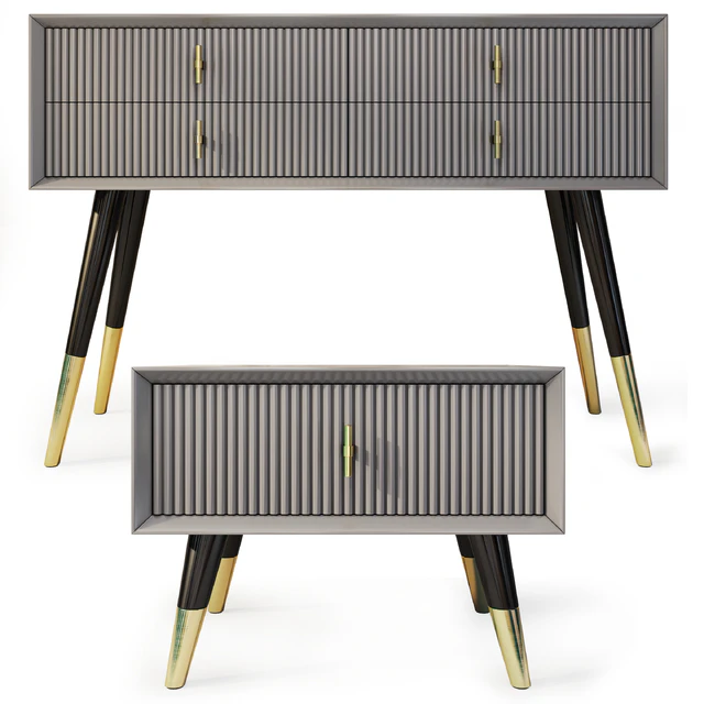 Комод , TV тумба и тумба прикроватная Classi. Nightstand, tv stand by Yildiz Mobilya — Скачать