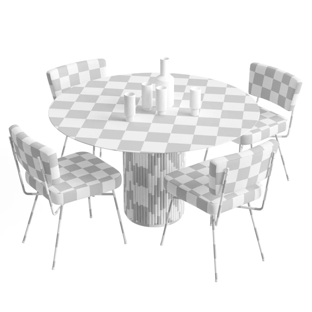 Elettra Chair and Palais Royal dining table — Descargar