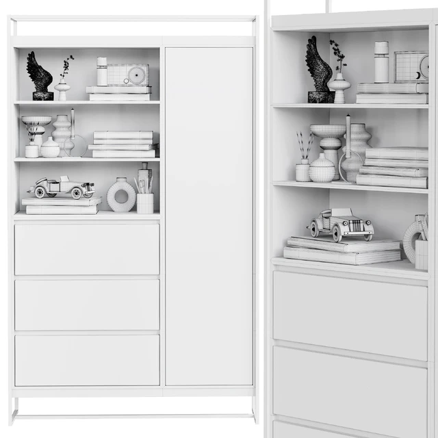 Wardrobe & Display cabinets 04 — Скачать