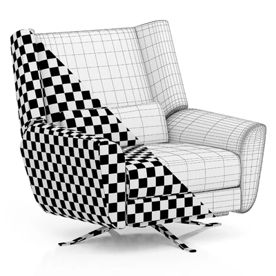 Restoration Hardware Luke Leather Swivel Recliner — Ver 2