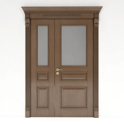 mehkomnatnaya door with glass in 1300 — Ver 1