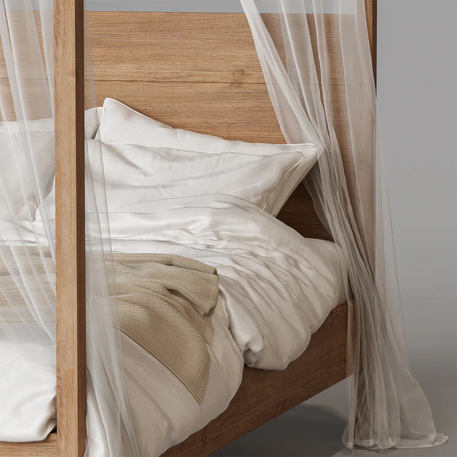 Ikea Yttervåg Four-Poster Bed — Descargar
