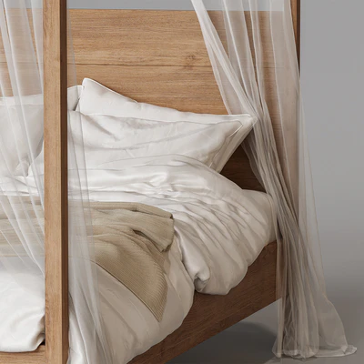 Ikea Yttervåg Four-Poster Bed — Ver 2