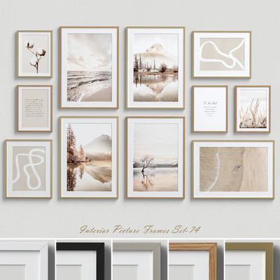 Interior Picture Frames Set-74 — Вид 1