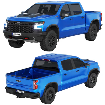 Chevrolet Silverado ZR2 2022 — Вид 3