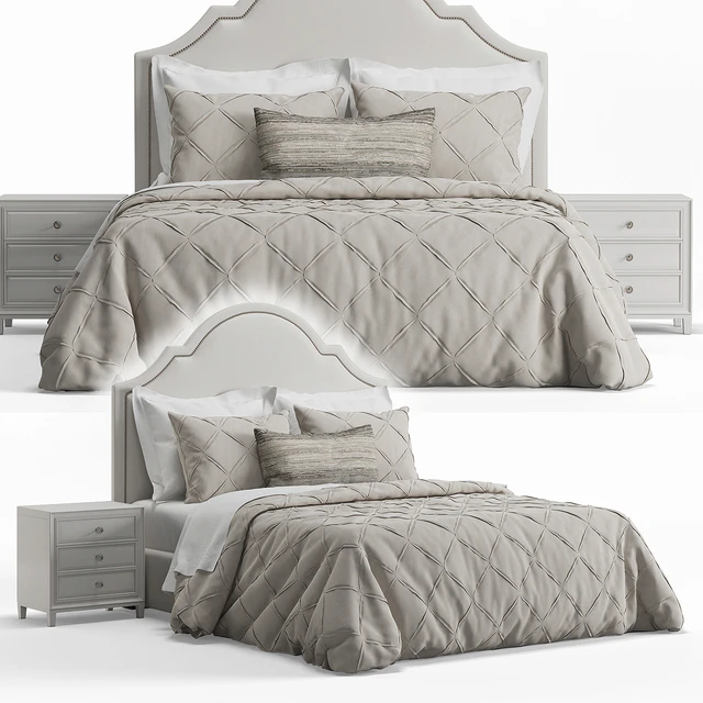 Basset Barcelona Bonnet Headboard Bed — Descargar