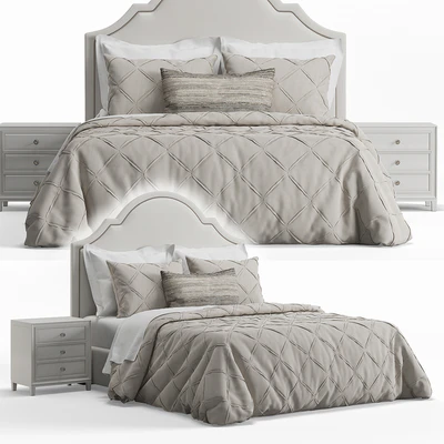 Basset Barcelona Bonnet Headboard Bed — Ver 1