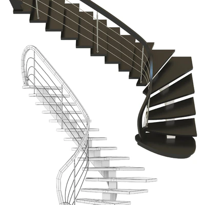 modern angular staircase — View 2
