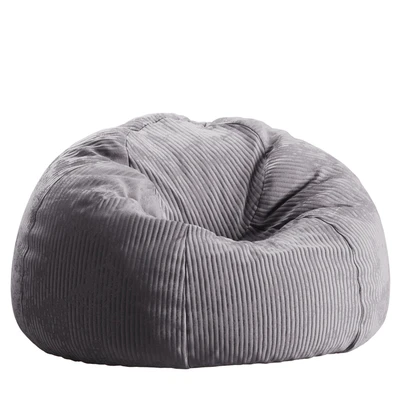 Icon Klassischer Sitzsack Flauschig aus Cord Kingston — Ver 2