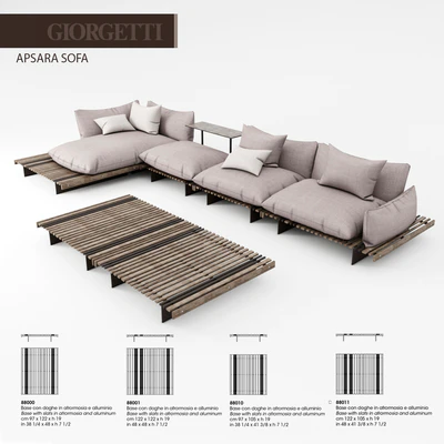 Giorgetti Apsara sofa — Ver 1