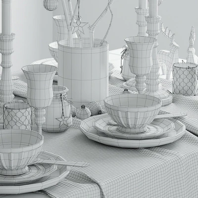 Festive table setting — Ver 2