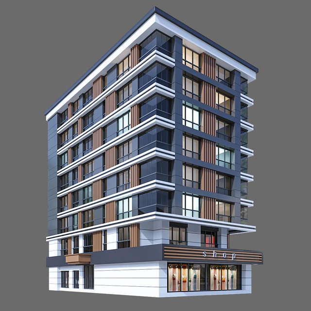 Modern Residential Building 34 — Скачать