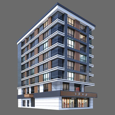Modern Residential Building 34 — Вид 2