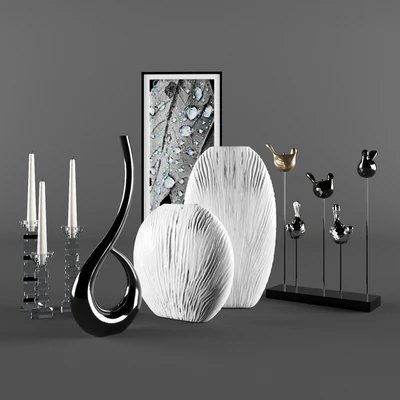 Vases decor set — Ver 1
