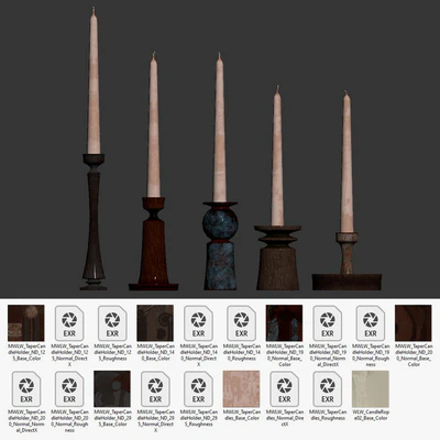 Taper candle holder — Ver 2