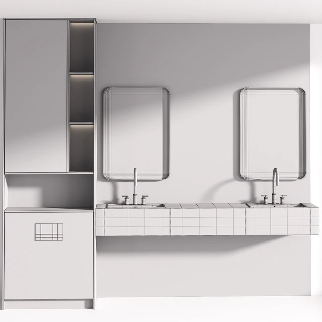 Bathroom Furniture 08 — Скачать