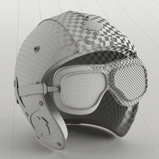 Leather moto helmet — Скачать