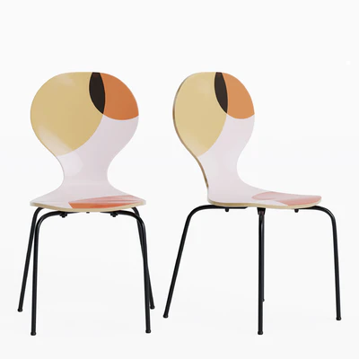 John Lewis Curve Dining Chair — Ver 3