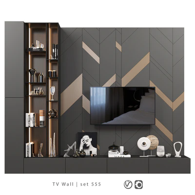 TV Wall | set 555 — Ver 1