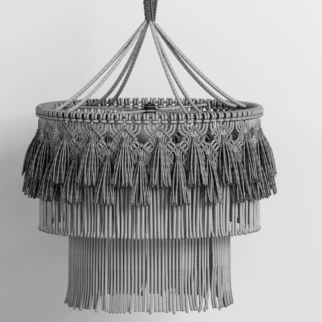macrame chandelier 02 — Скачать