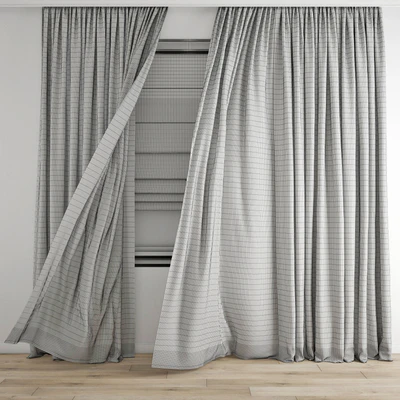 Curtain 346/Wind blowing effect 9 — Вид 2