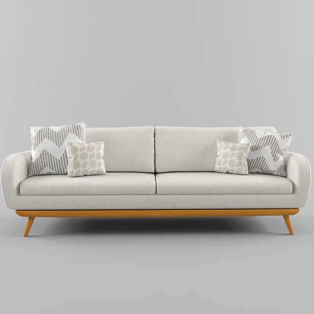 Modern white sofa — Descargar