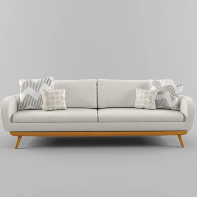 Modern white sofa — Ver 2