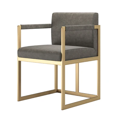 RH Wexler Leather Armchair — Ver 2