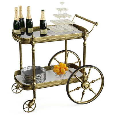 Bar cart champagne — Ver 1