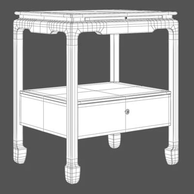 Asian side table 001 — Ver 3