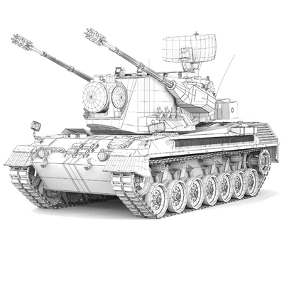 FlakPz 2 Gepard 1A2 2006 — Вид 2