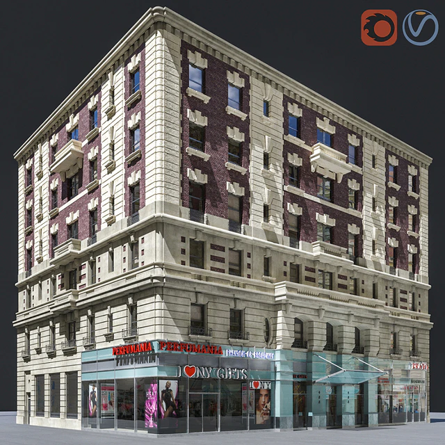 New York old building facade — Descargar