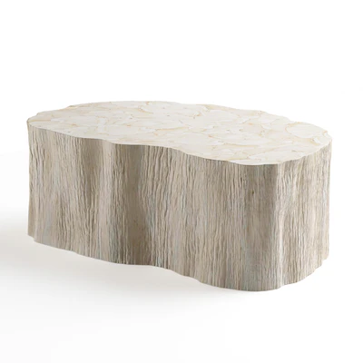 Palecek Camilla Fossilized Clam Coffee Table — Ver 3