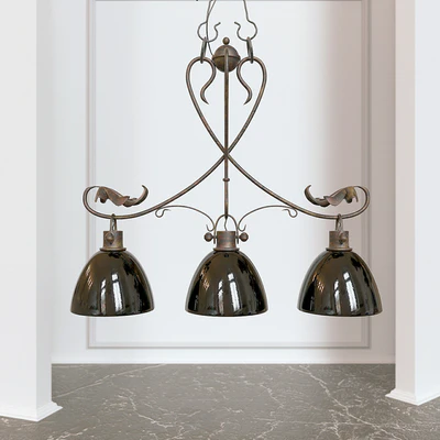 wrought iron chandelier hanging Grace — Ver 1