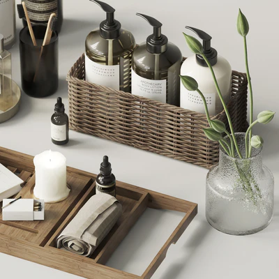 Decorative set for the bathroom - 6 — Ver 2