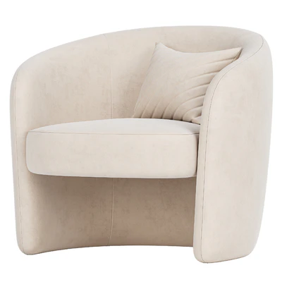Kearney Upholstered Barrel Chair — Вид 3