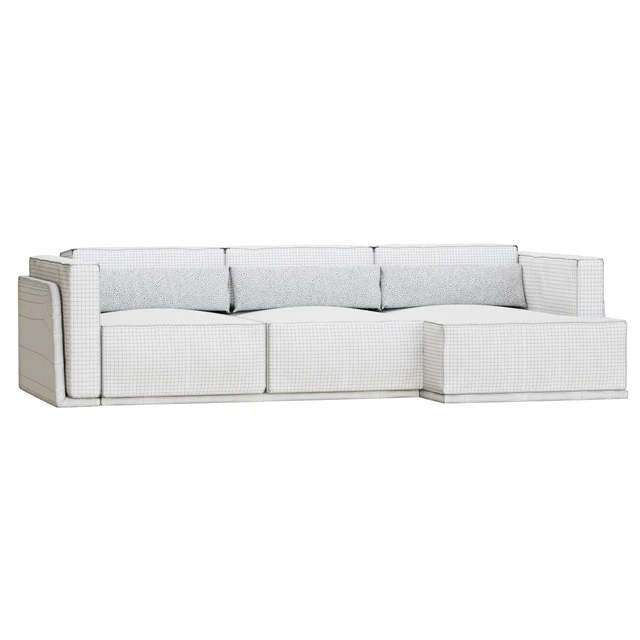 Corner sofa bed Vento Light — Descargar