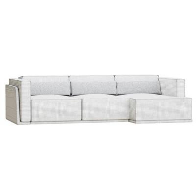 Corner sofa bed Vento Light — Ver 2