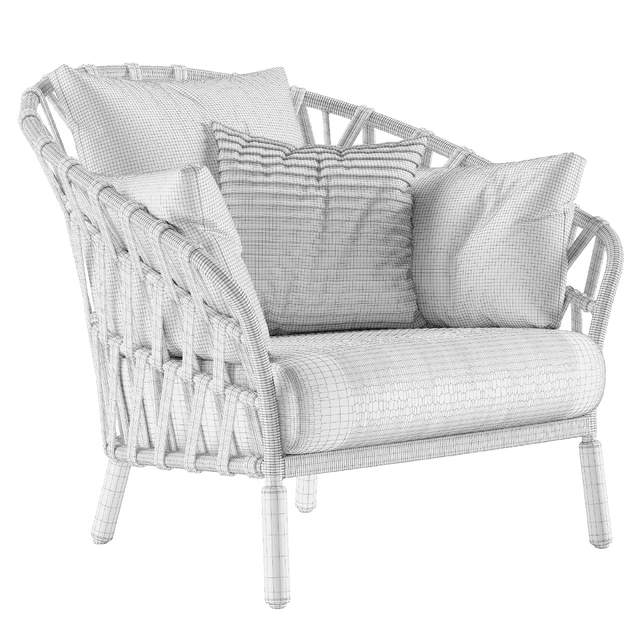 Varaschin Emma Cross armchair — Скачать