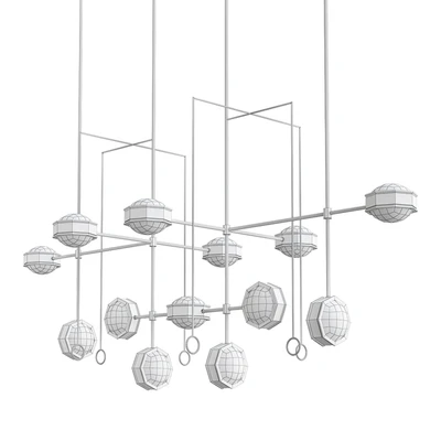 HOLLY HUNT LYRA CHANDELIER — Ver 3