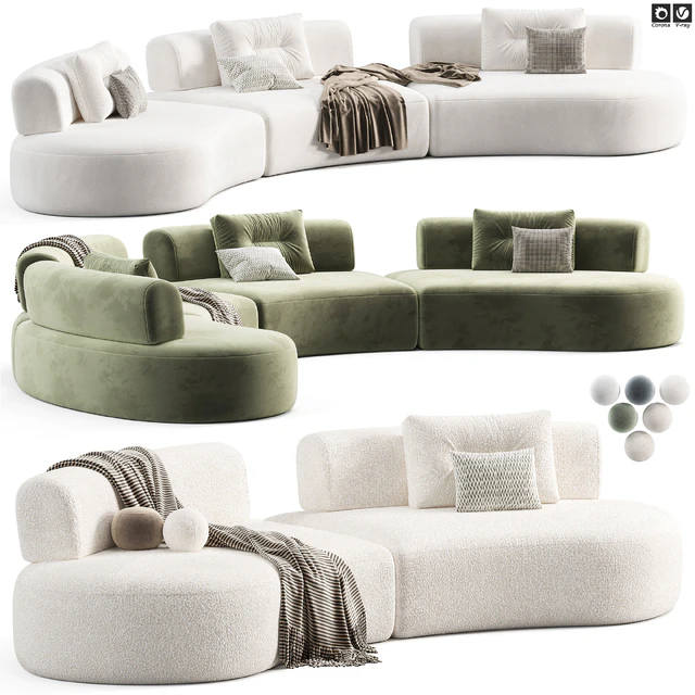 Bon Bon Modular Sofa — Скачать