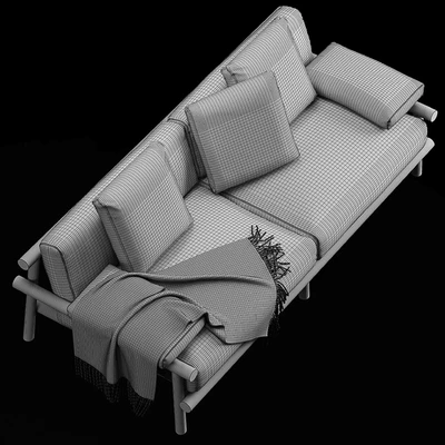 B&B italia Ayana sofa 2 seats — Ver 2