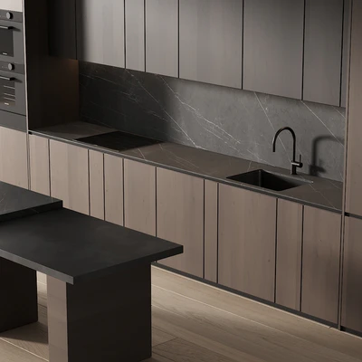 241 modern kitchen 14 minimal modern kitchen with island 05 — Вид 2