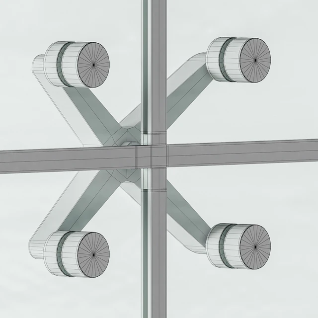 Spider Glazing Window Modern - Windows Set 04 — Скачать