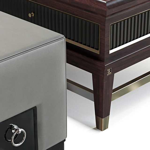 Coffee table and pouf — Descargar